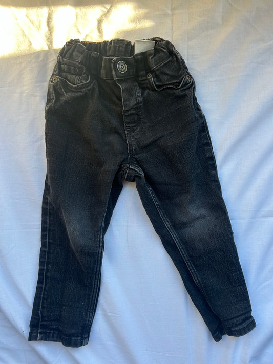 Baby 18-24 Months Black Jeans Denim 'Slim Fit'