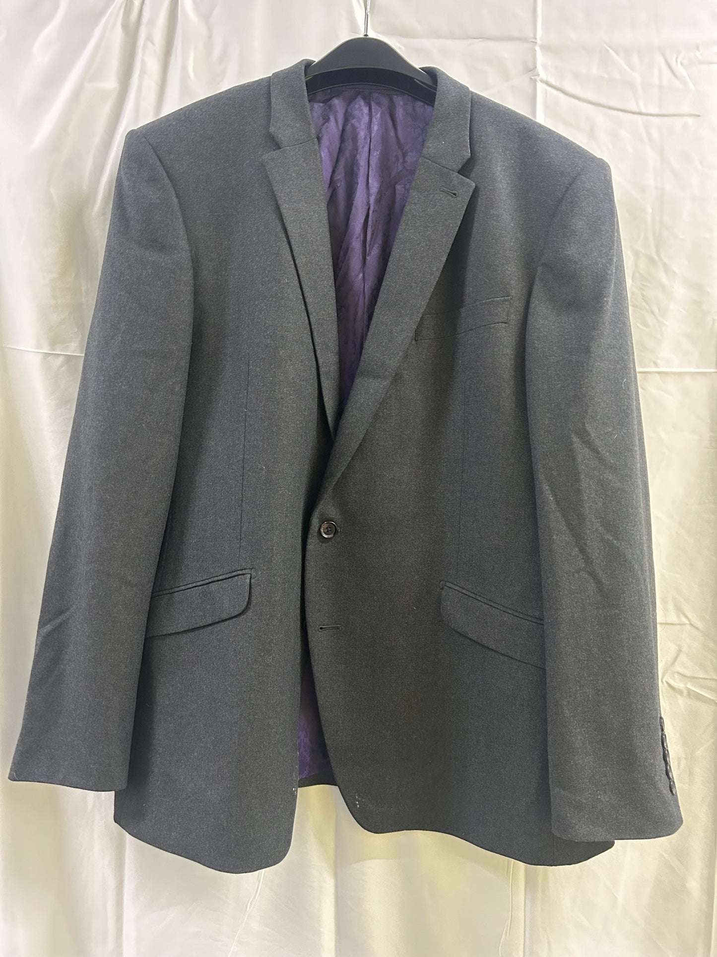 Mens Suit Grey Next Jacket (48 inches)