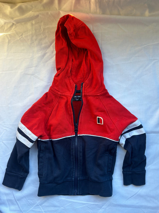 Baby 18-24 Months 'Next' Red and Blue Hoody