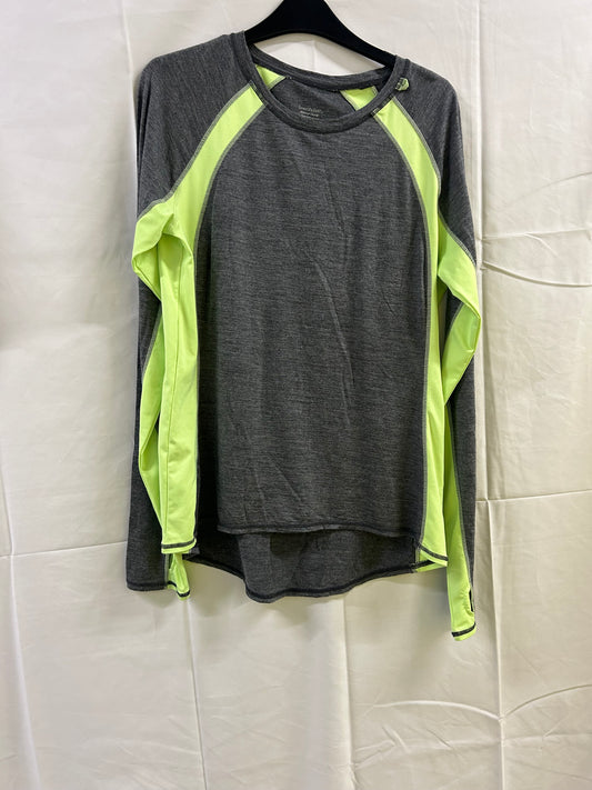 Sports Size XL - Sweaty Betty - Green Grey - Long Sleeve Top