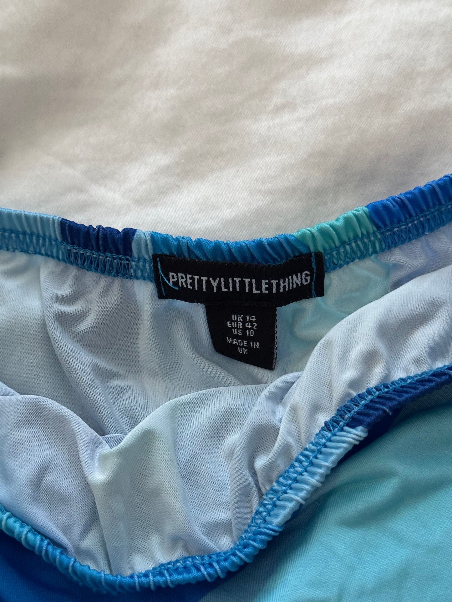 Ladies size 14  - prettylittlething strapless top