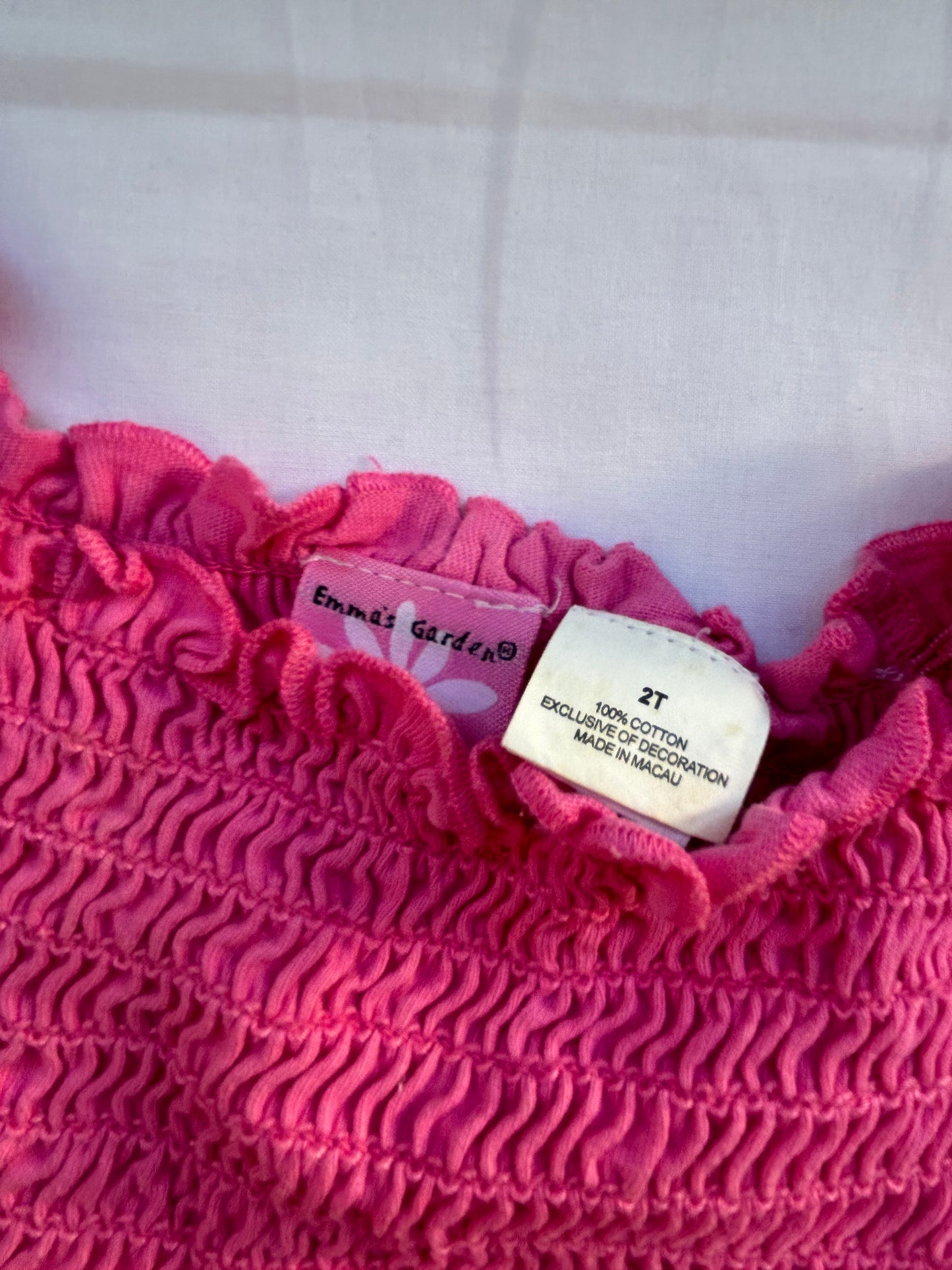 Baby 2 years 'Emmas Garden' Pink Dress