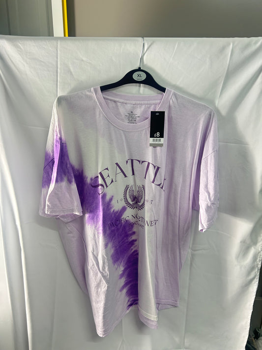 Ladies size XL - Seattle purple T-shirt George@Asda