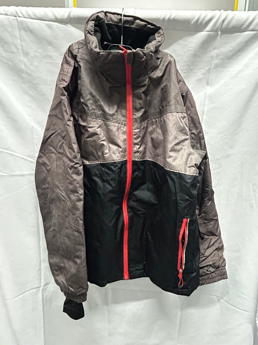 Kids age 11-12 years- black grey red coat