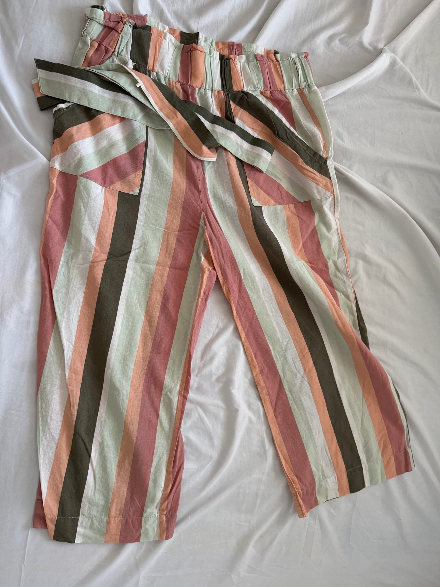 Ladies size 16 - stripe trousers