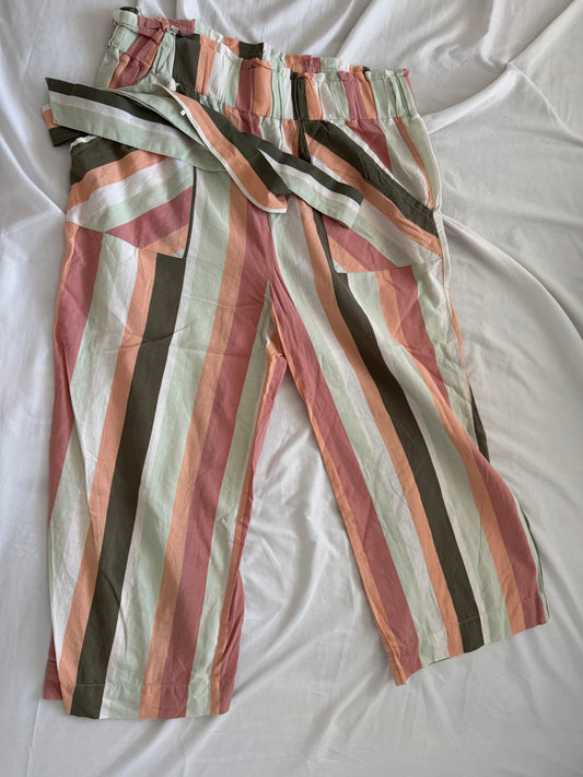 Ladies size 16 - stripe trousers