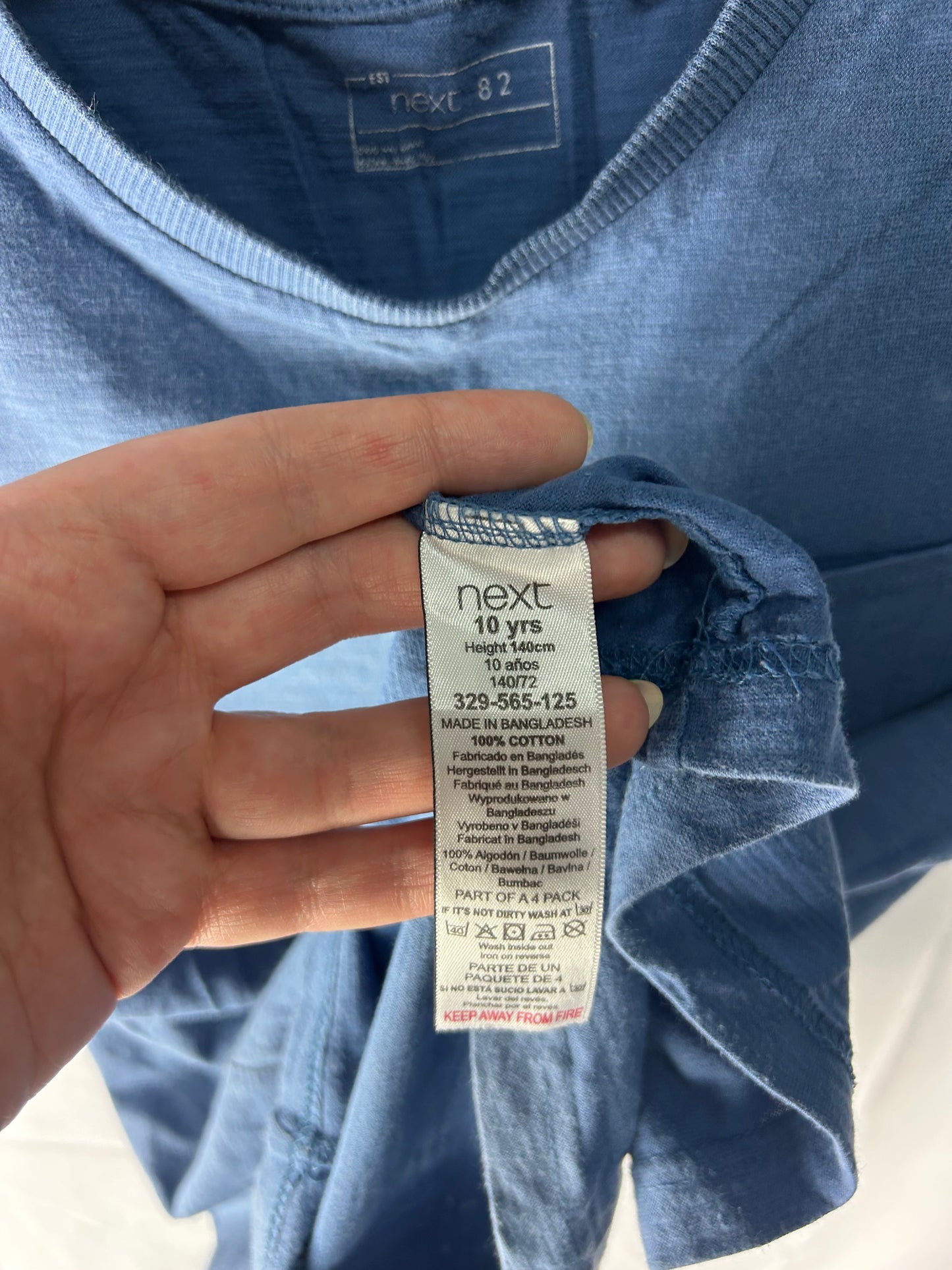 Kids age 10 - blue Next T-shirt