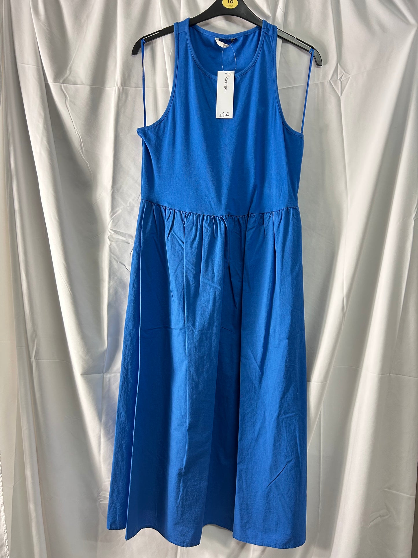 Ladies size 16 - blue jersey dress George@Asda