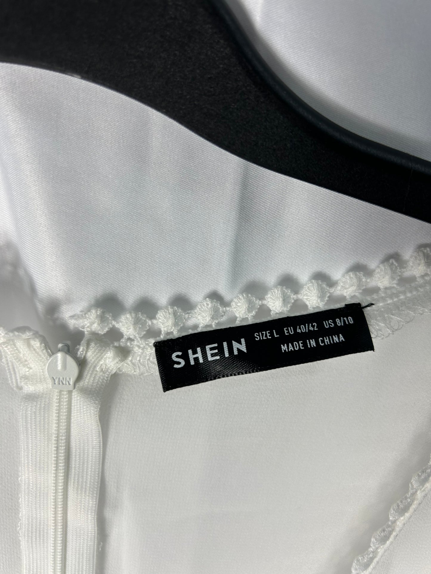 Ladies size large - White Shein Dress