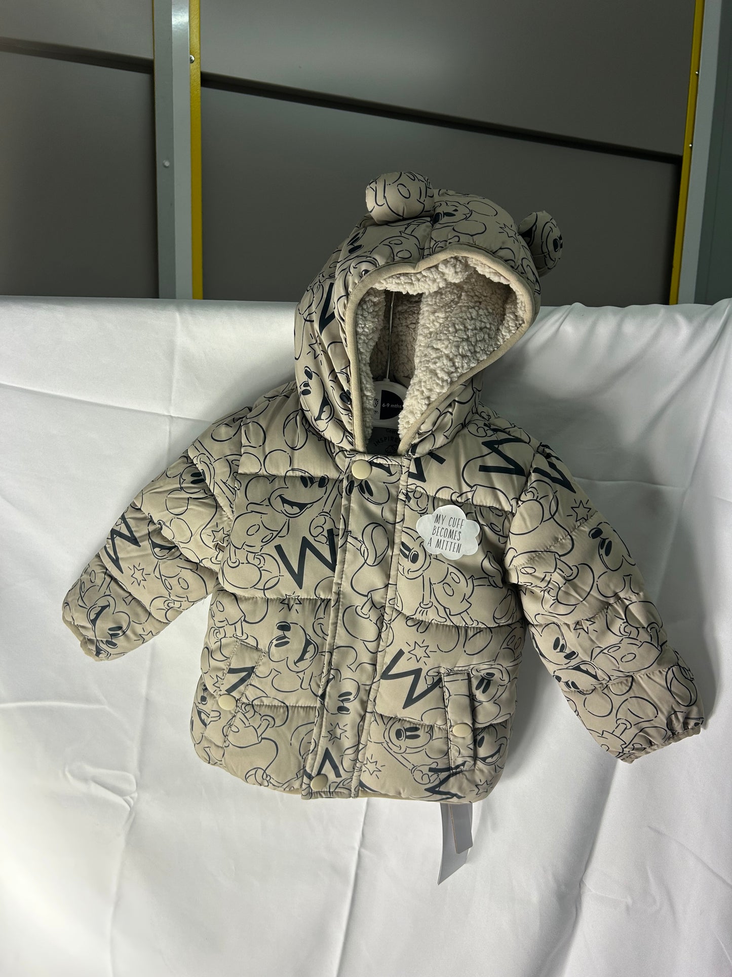 Kids size 6-9month - Mickey coat George@Asda