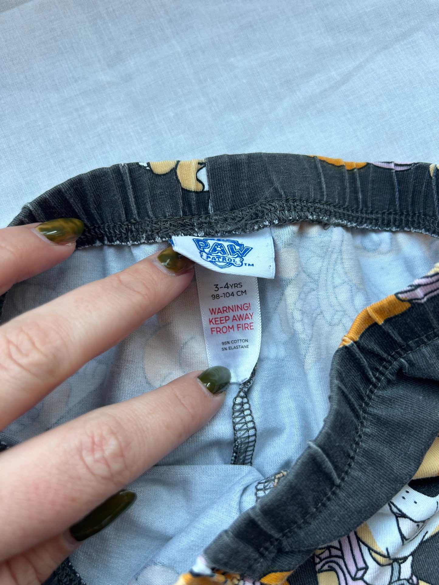 Kids Age 3-4 Paw Patrol Trousers