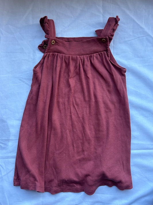 Baby 18-24 Months Dark Pink Coloured Dress