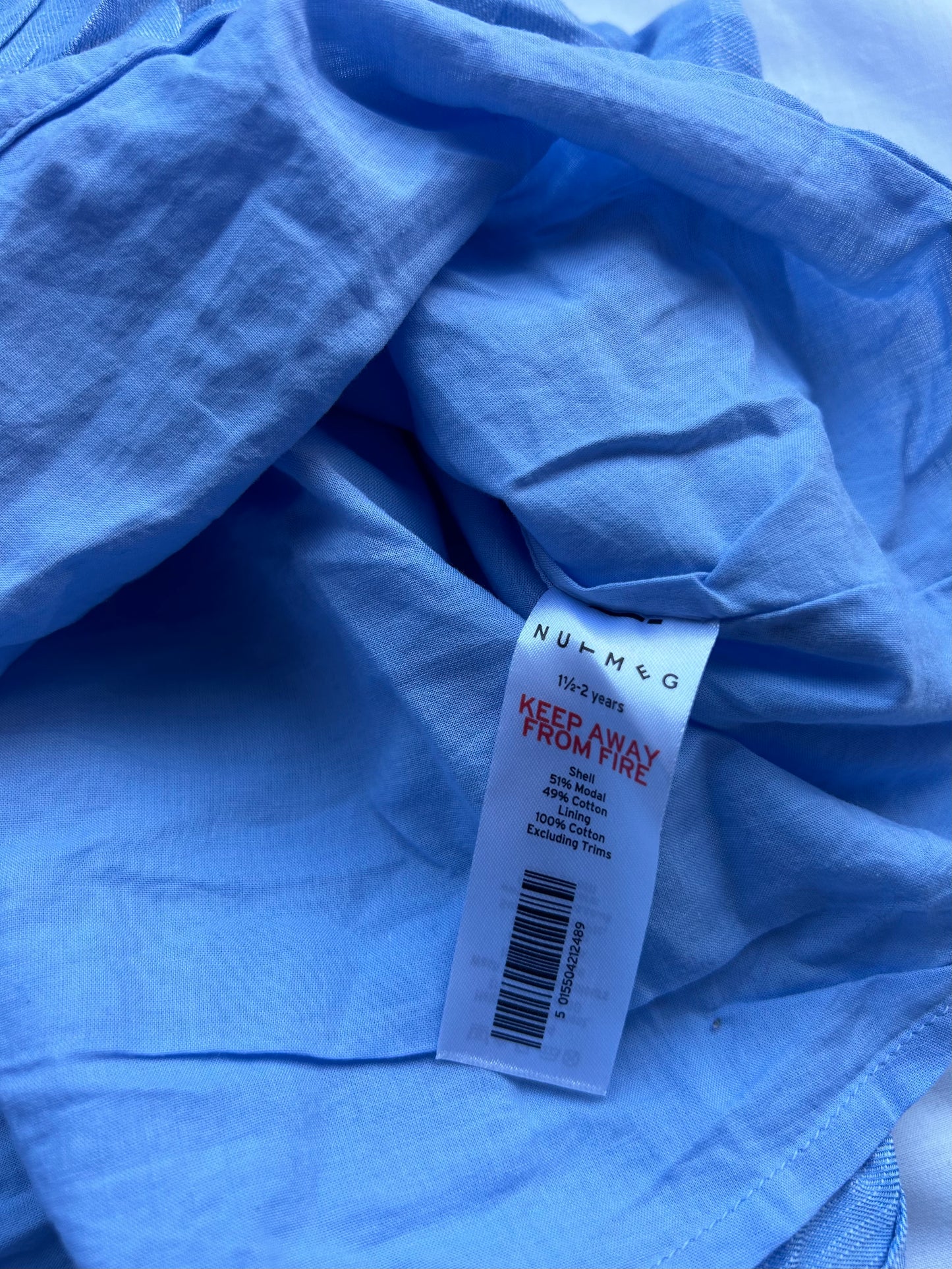 Baby 18-24 Months Blue Flamingo Dress