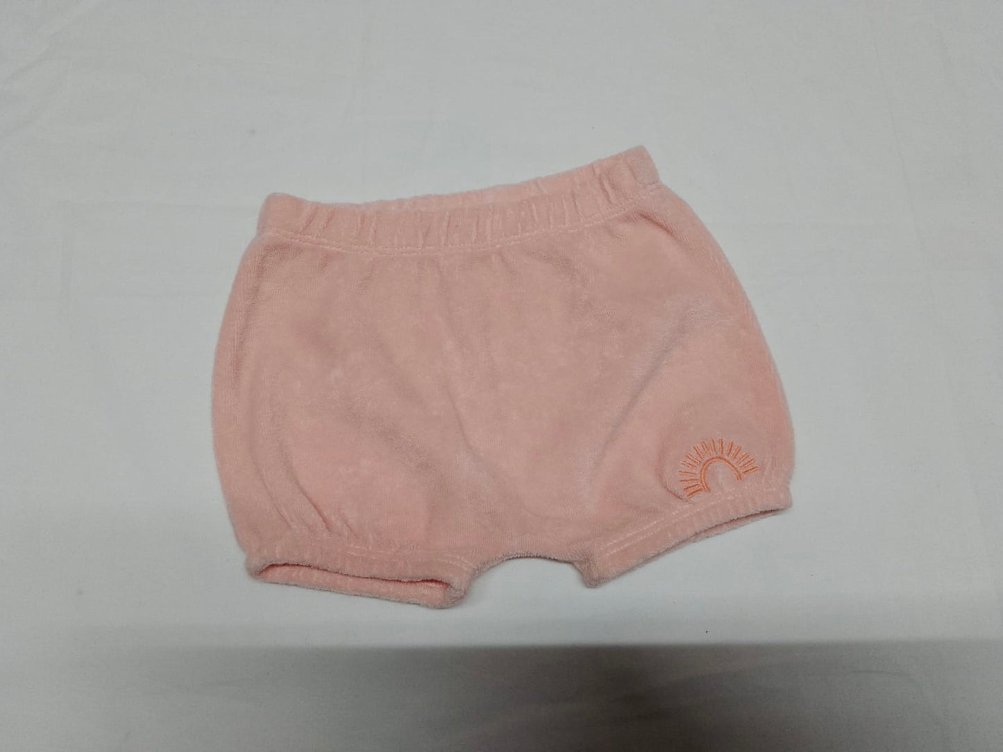 Baby 0 months - newborn - pink fleece shorts