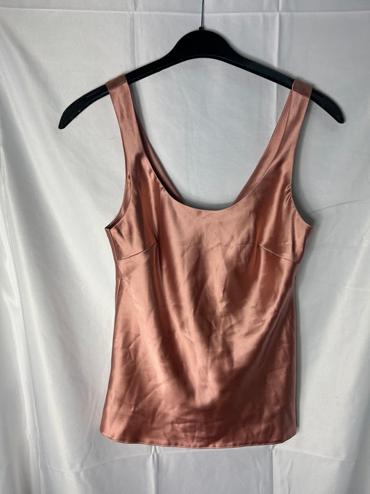 Ladies size 8 - ASOS peach satin vest top