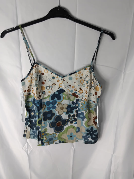 Ladies top - Next floral vest top - Size 12