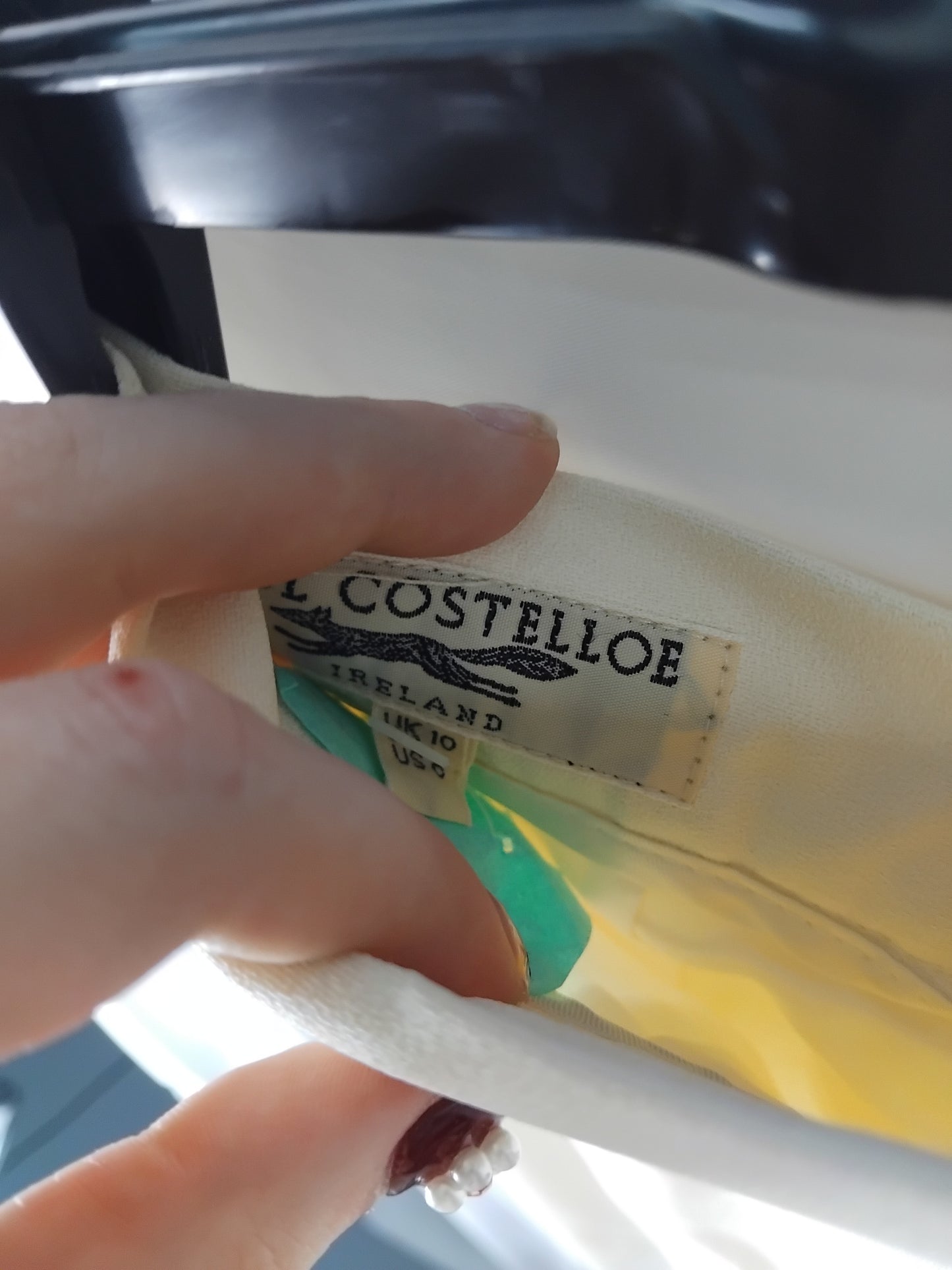 Ladies Paul Costelloe Cream Skirt - Size 10