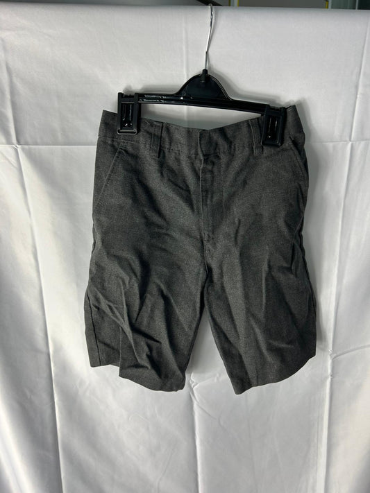 Kids Boys School Shorts Grey  - Age 6-7 Years