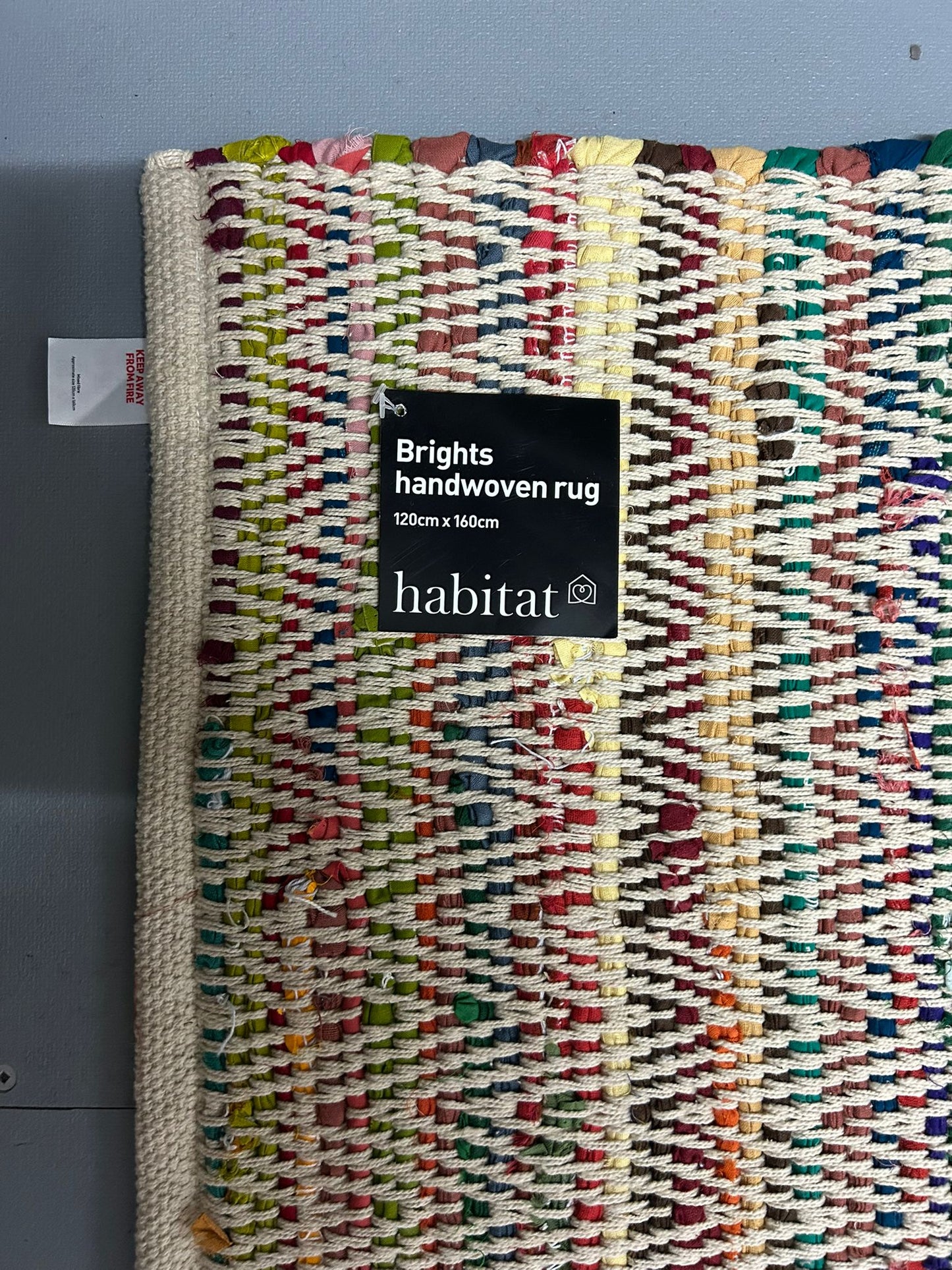 Rug handwoven brights Habitat