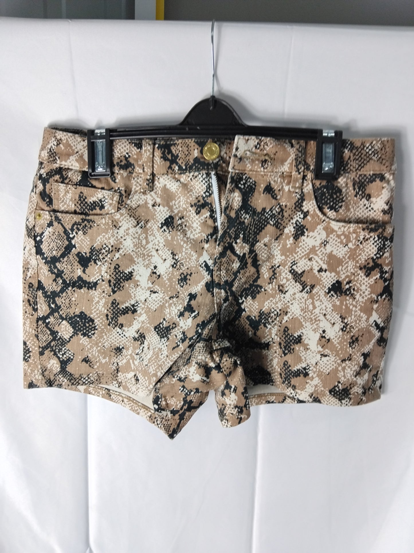 Ladies Shorts - RedHerring brown camo shorts - Size 10