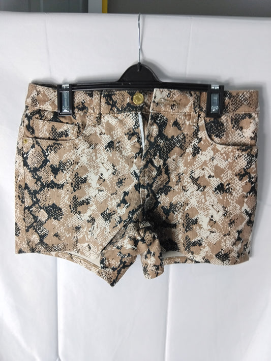 Ladies Shorts - RedHerring brown camo shorts - Size 10