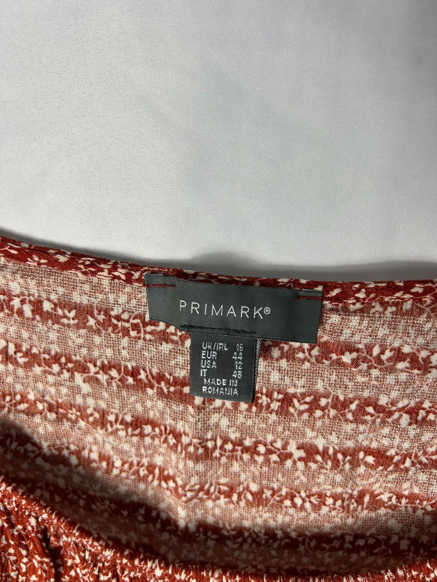 Ladies size 16 - Primark orange top