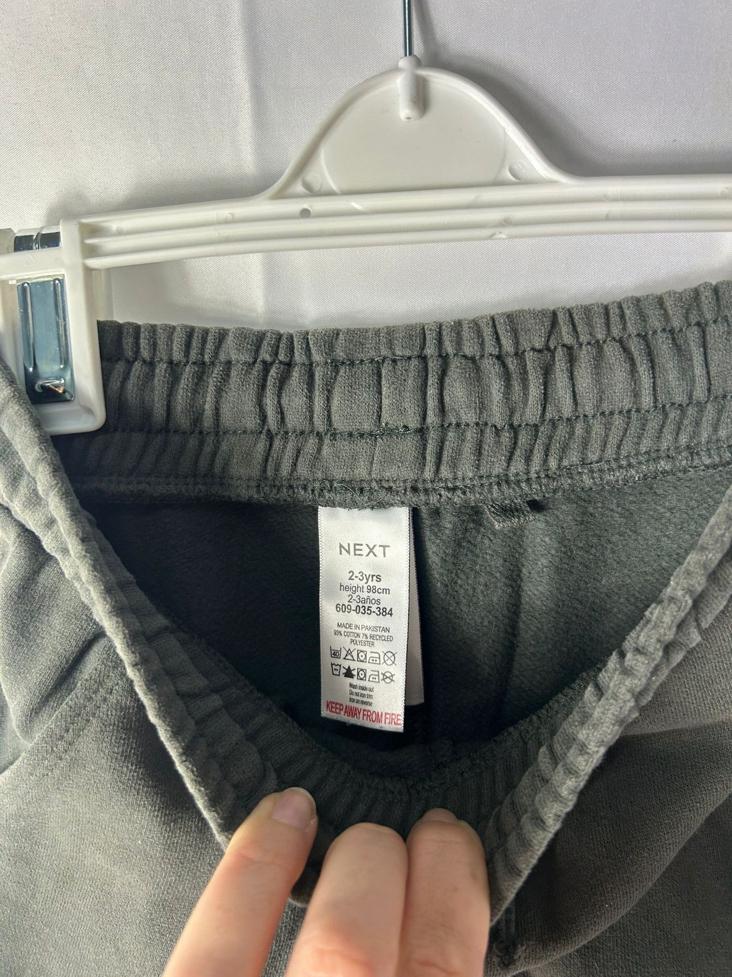 Kids Boys H&M Joggers Grey - Age 2-3 Years