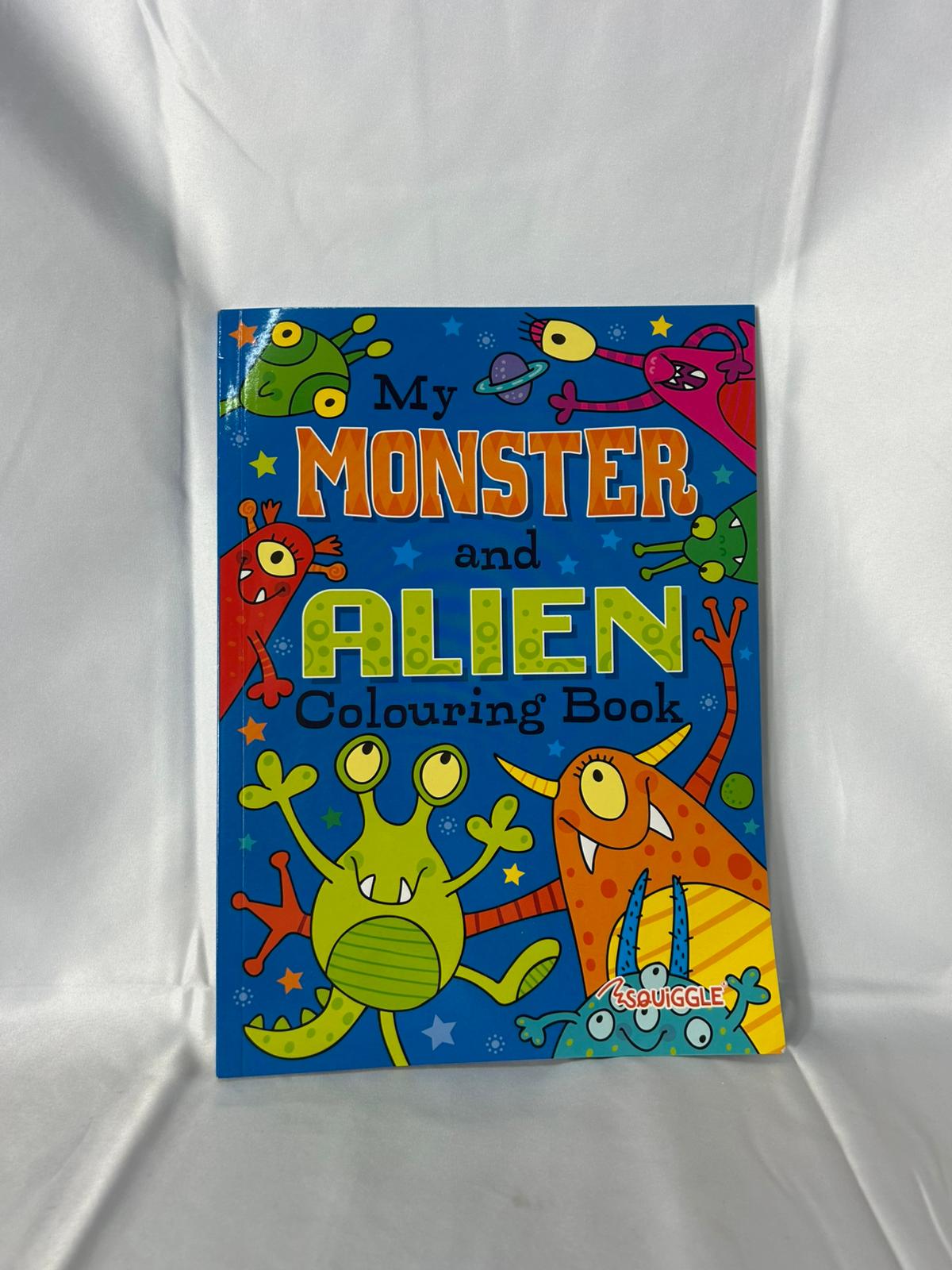 Kids book - My Monster and Alien Colouring Book