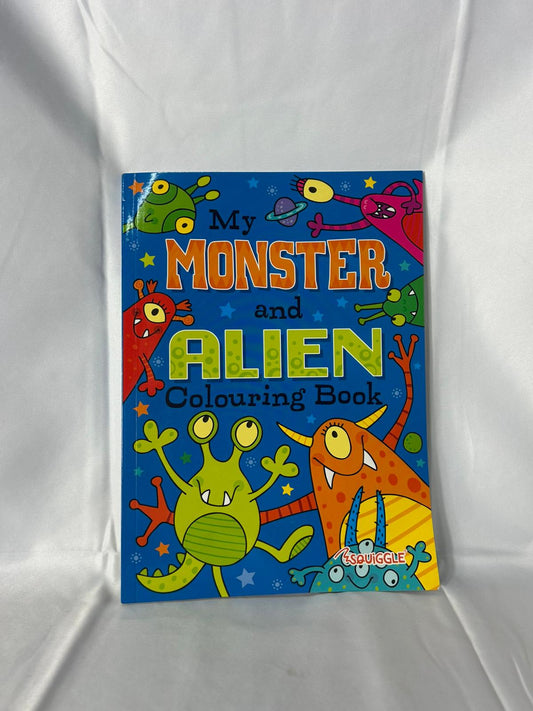 Kids book - My Monster and Alien Colouring Book