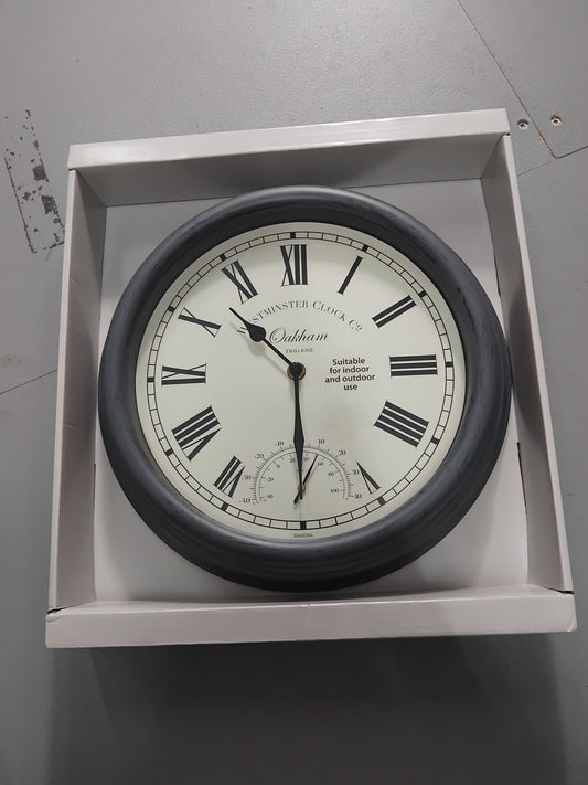 Wall clock deep navy