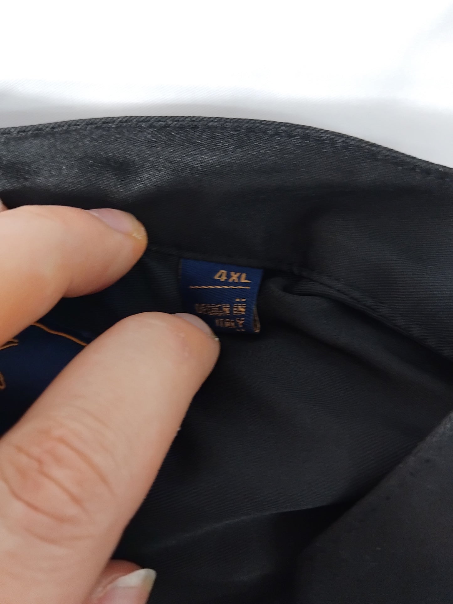 Men's shirt - ASOS black long-sleeved shirt - Size 4XL