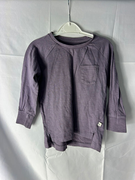 Kids KIDLY purple long sleeved top - Age 2-3 Years