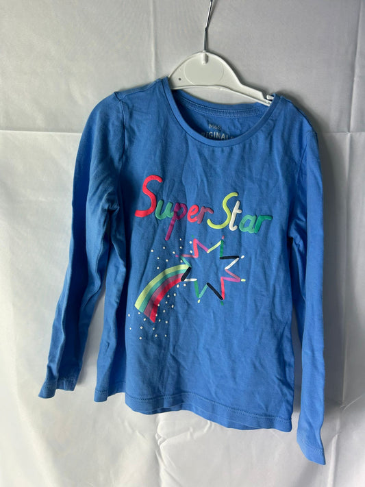 Kids M&S Top Blue superstar - Age 4-5 Years