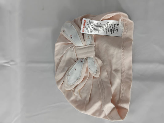 Baby - Age 6-12 months - pink hat with bow