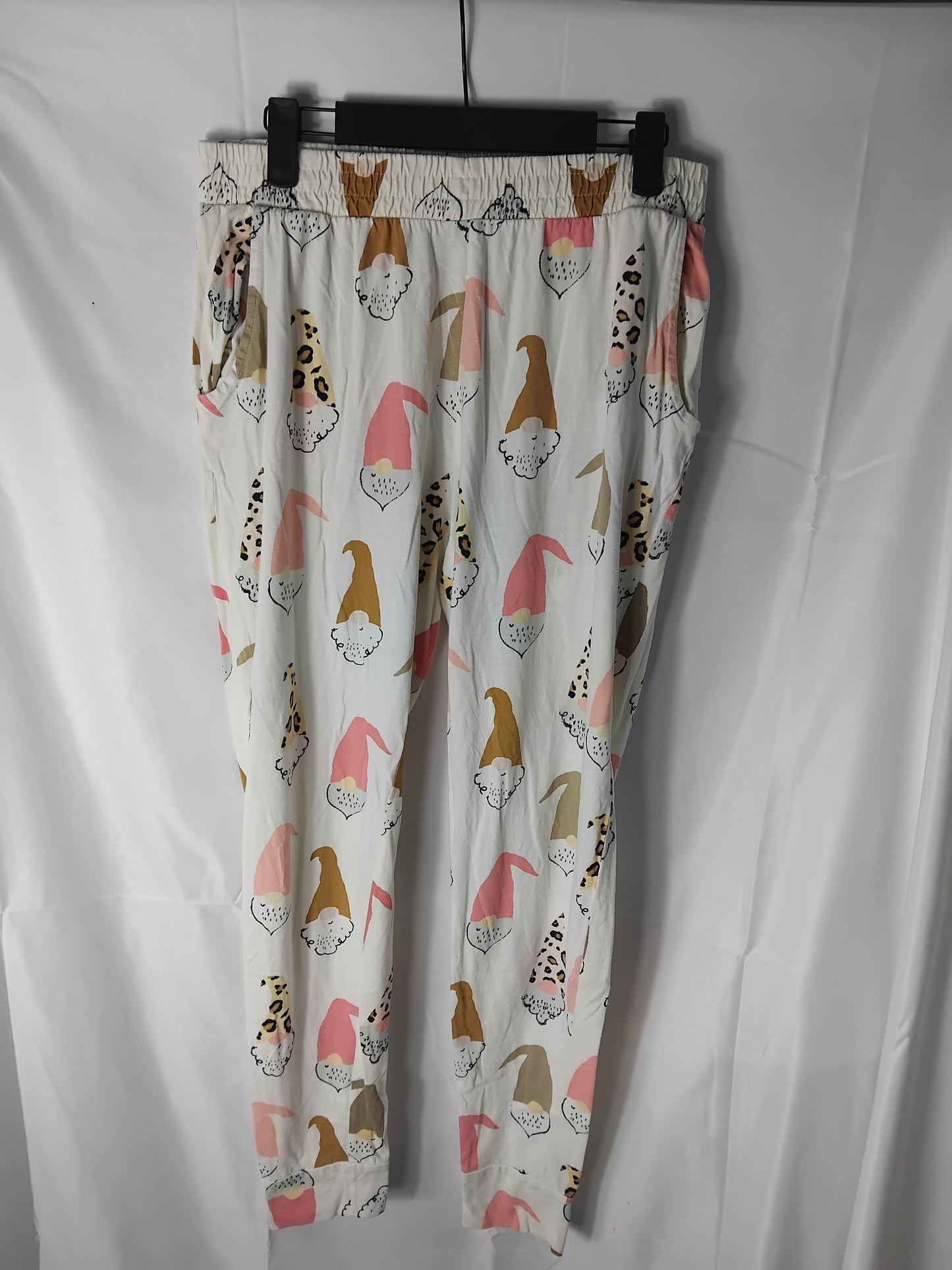 Ladies Pyjama Bottoms - White Elves - Size M