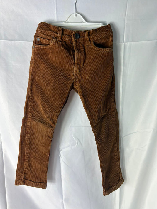 Kids Boys Trousers NEXT Tan Corduroy - Age 4 Years