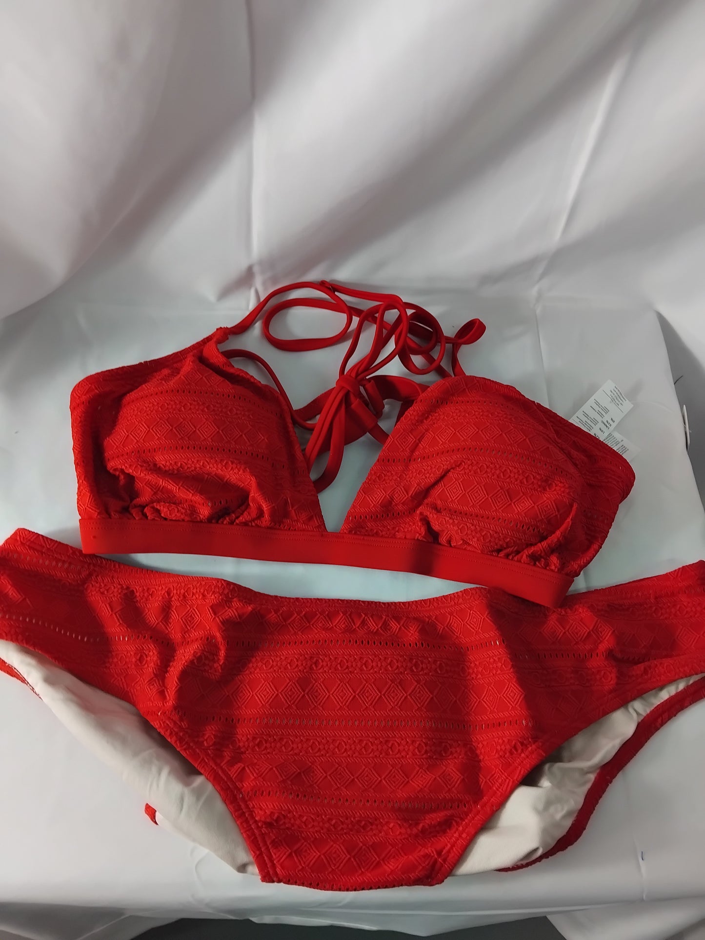Ladies Swimwear Red Bikini - Size XL