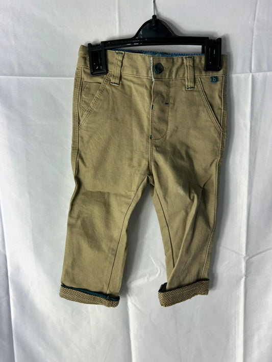 Kids BAKER Beige Chinos - Age 12-18 Months