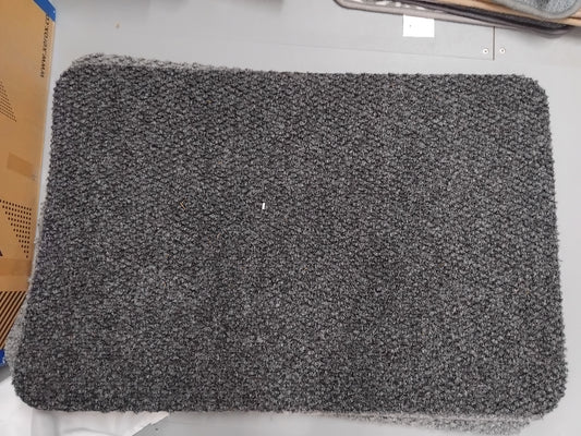 Large Carpet Door Mat - Black or Grey