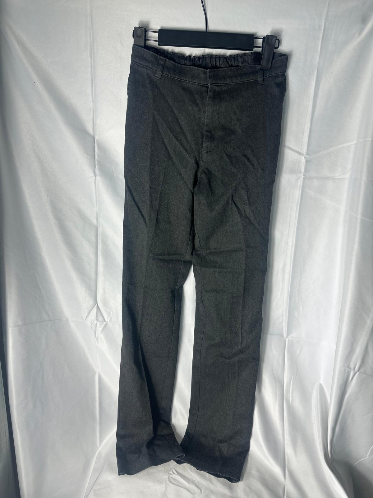 Kids Boys GEORGE school trousers black - Age 12-13