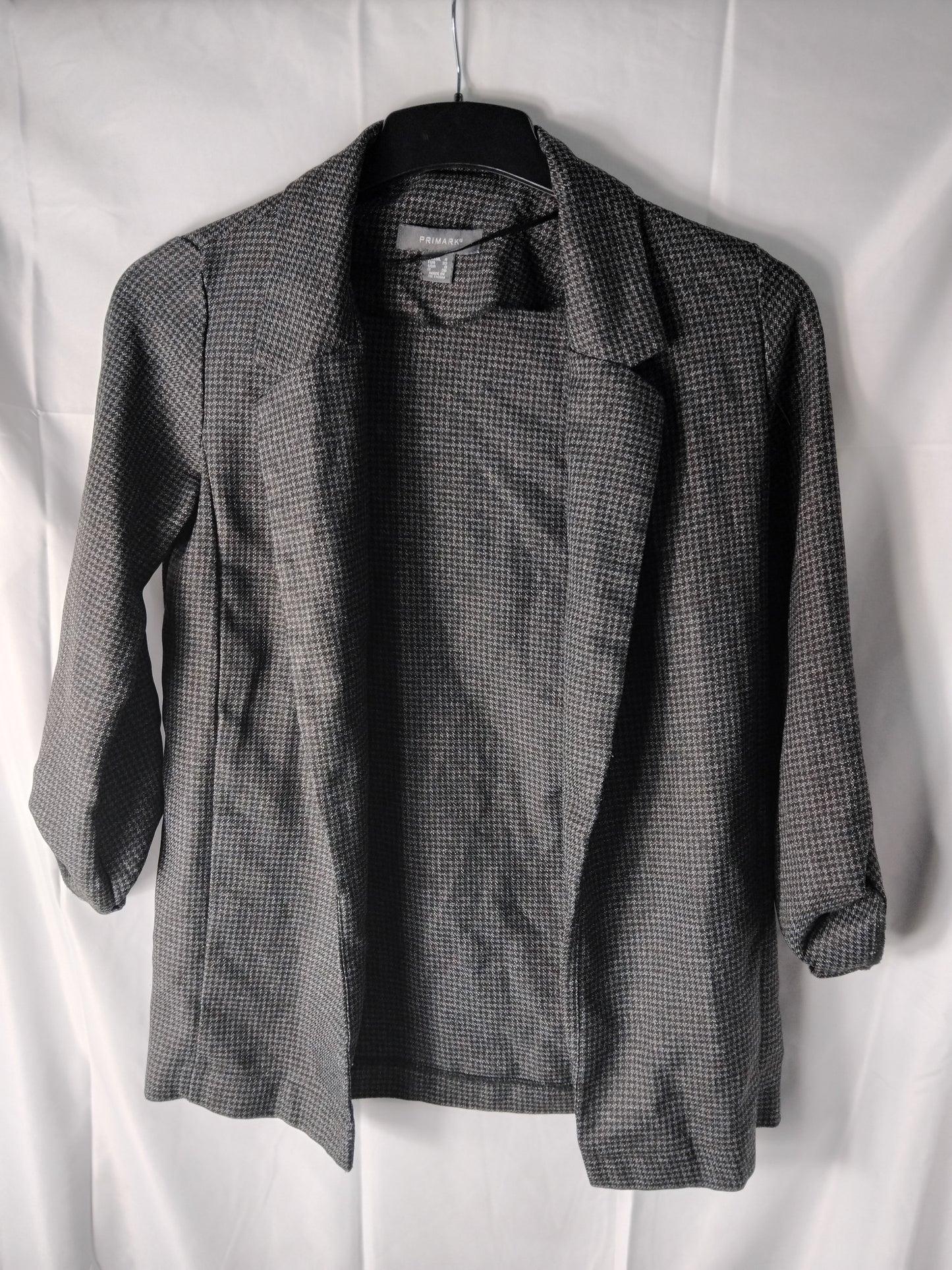 Ladies size 6 - Primark Black and White Houbdstooth Blazer Jacket