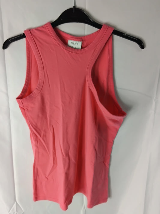 Ladies top - Next Pink halter neck Vest top - Size 12