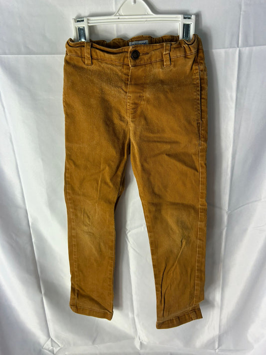 Kids Boys Trousers MAYORAL Yellow Corduroy - Age 5 Years
