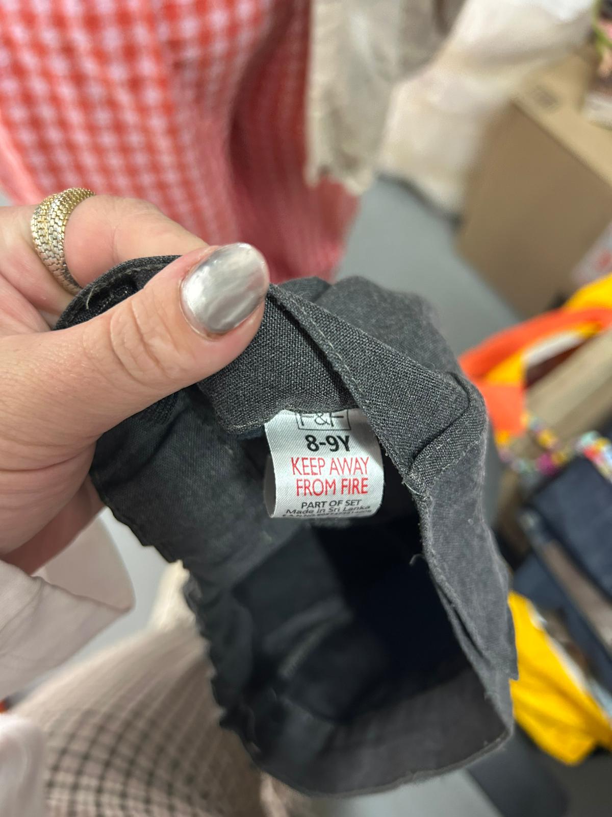 Kids Boys School Trousers Grey  - Age 8-9 Years