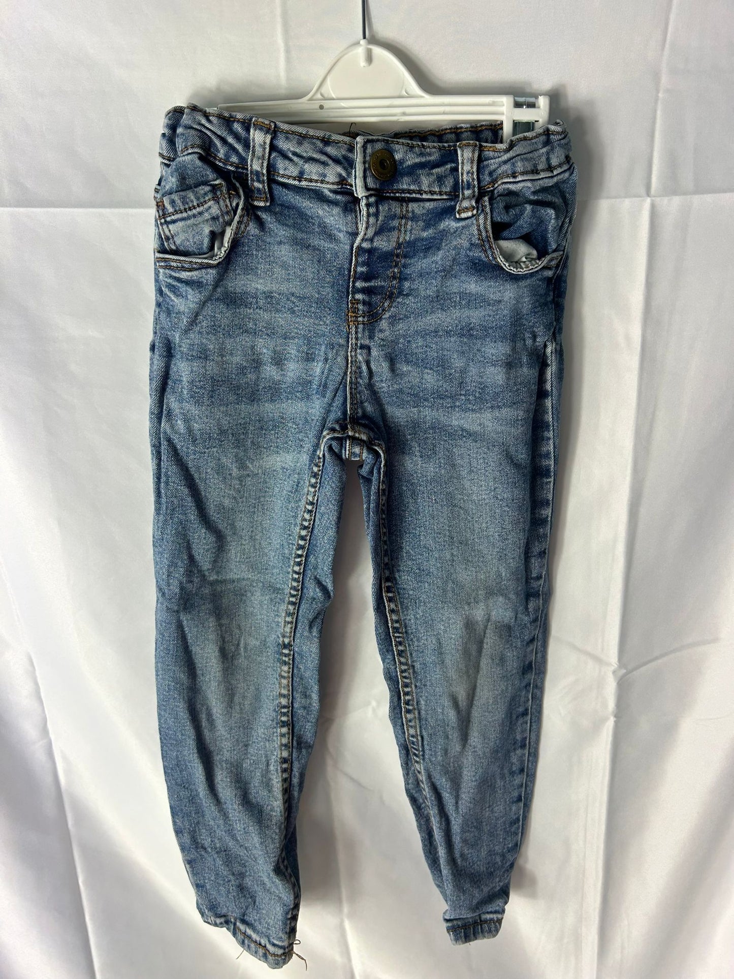 Kids Boys Blue Skinny Jeans - Age 4-5 Years