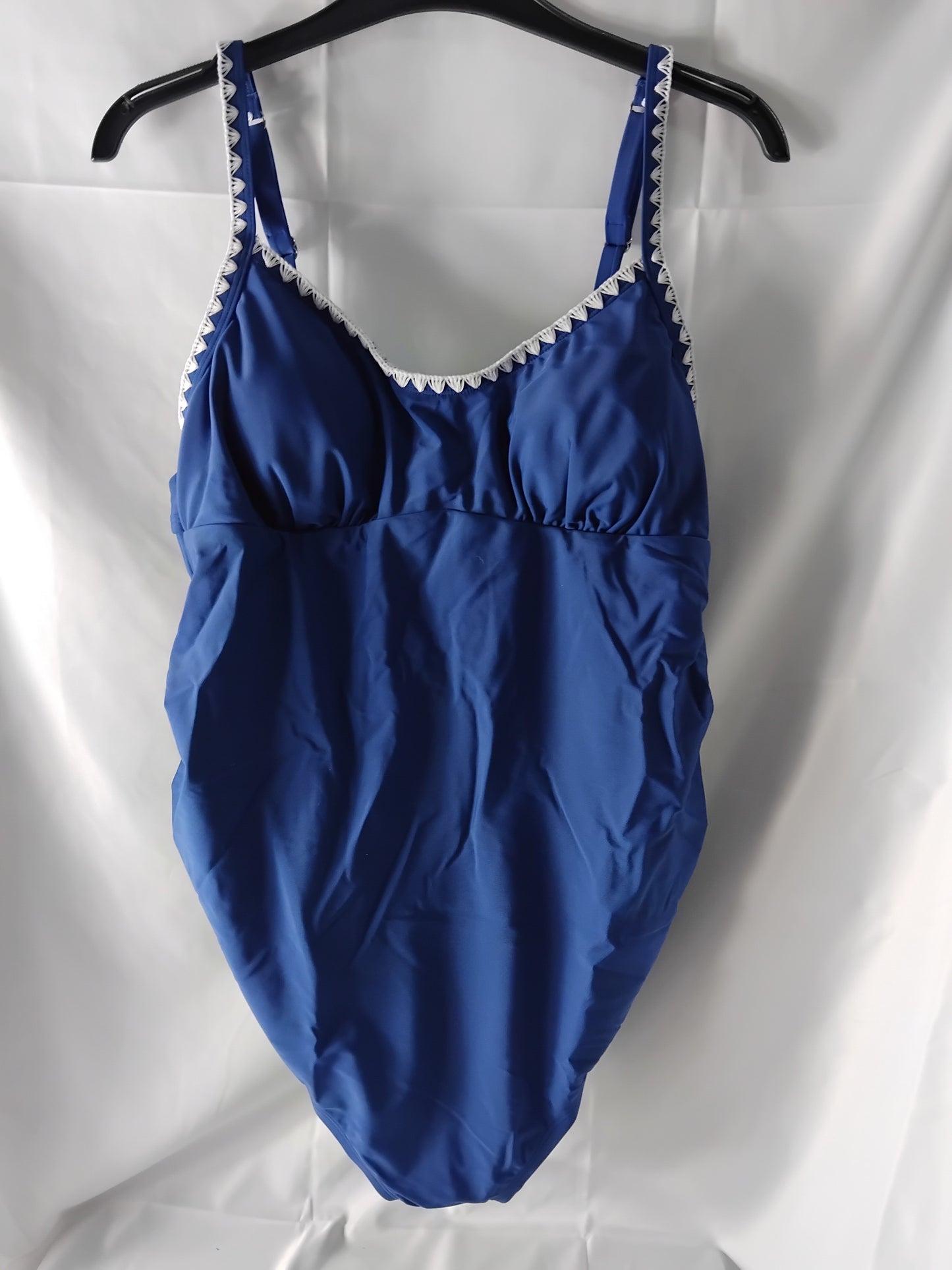 Ladies Maternity Swimwear Blue One Piece - Size L