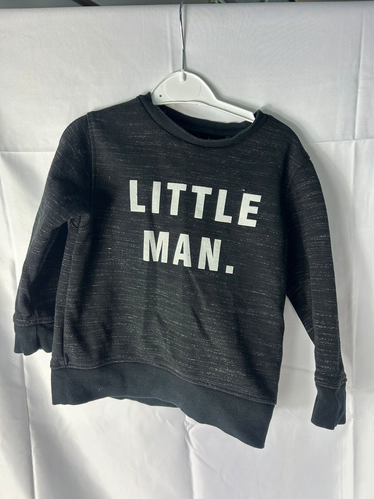 Kids NEXT Jumper black little man - Age 2-3 Years