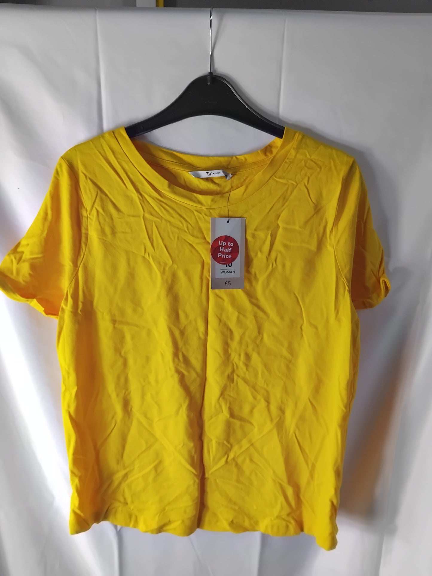 Ladies top TU bright yellow - Size 12