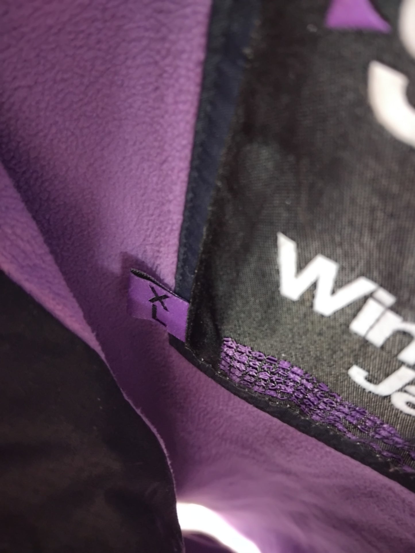 Ladies coat - Superdry black waterproof- Size XL