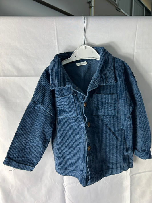 Babies NEXT Overshirt Blue Corduroy - Age 12-18 Months